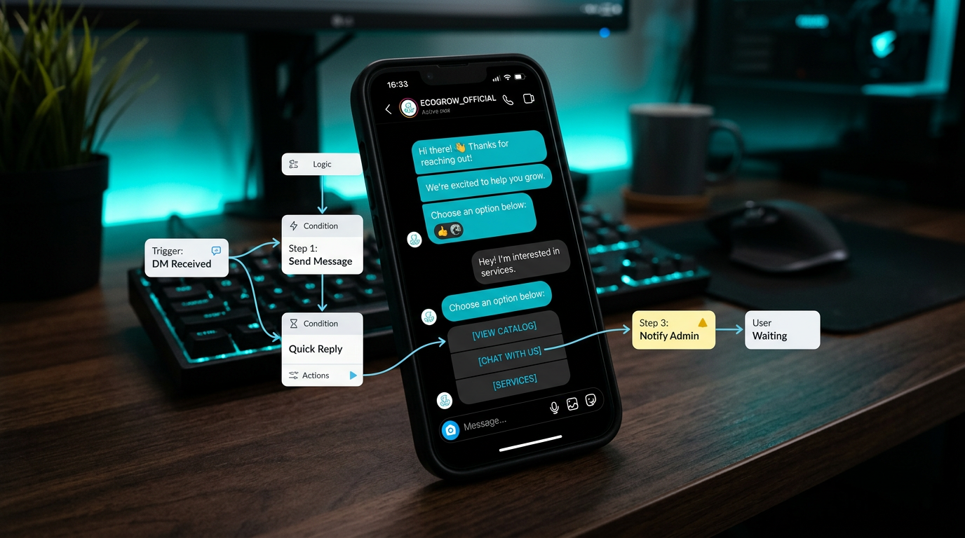 How to Auto-DM New Instagram Followers Using ManyChat and GoHighLevel